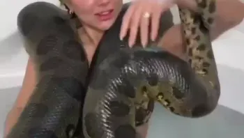 美女是真大胆啊，就不怕给您生吞了